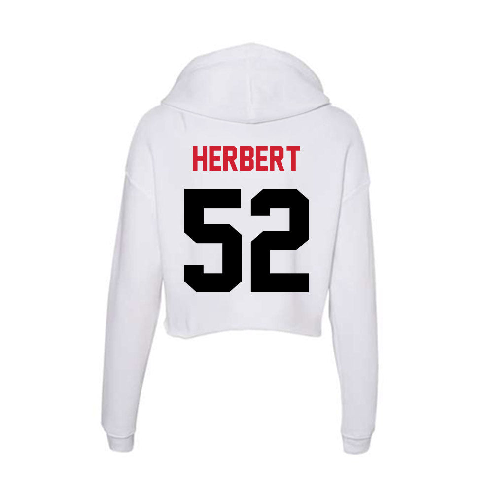 Arkansas State - NCAA Football : Gideon Herbert - Women's Crop Fleece Hoodie-1