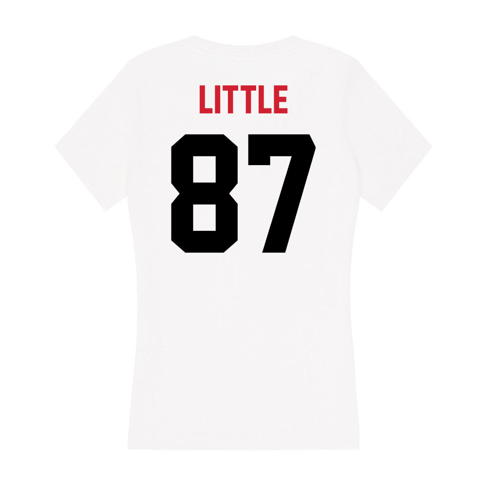 Arkansas State - NCAA Football : Tyler Little - Women's V-Neck T-Shirt-1