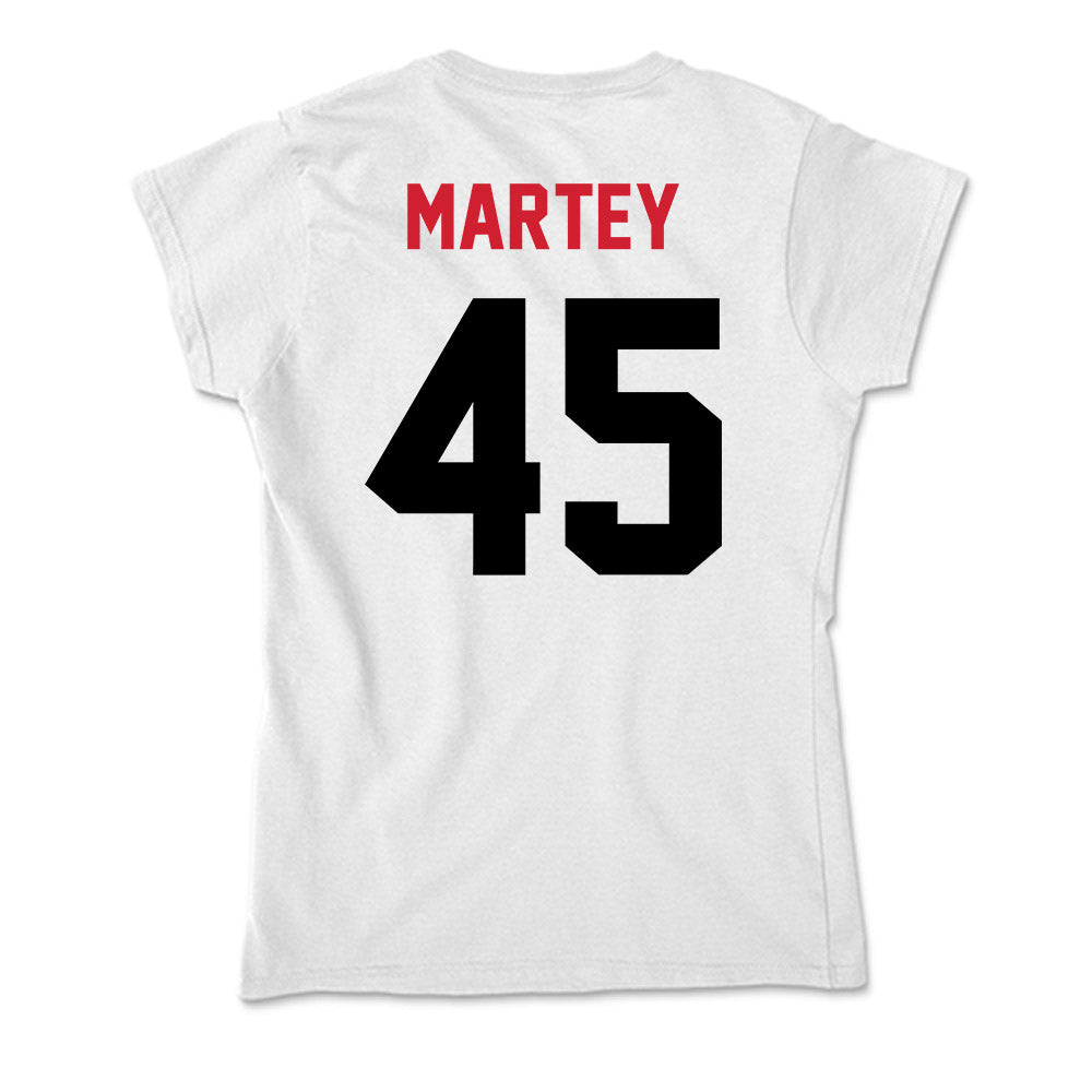 Arkansas State - NCAA Football : Nate Martey - Soft Style Women’s T-Shirt-1