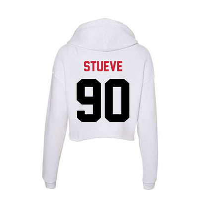 Arkansas State - NCAA Football : Lincoln Stueve - Women's Crop Fleece Hoodie-1