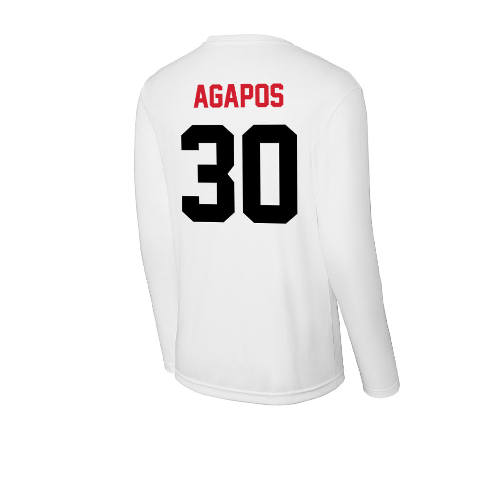 Arkansas State - NCAA Football : Andrew Agapos - Performance Long Sleeve T-Shirt-1