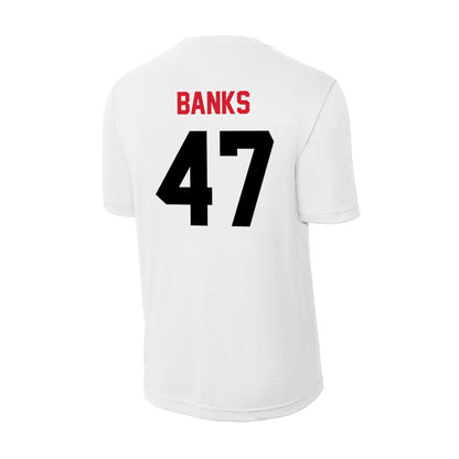 Arkansas State - NCAA Football : Lucas Banks - Performance T-Shirt-1