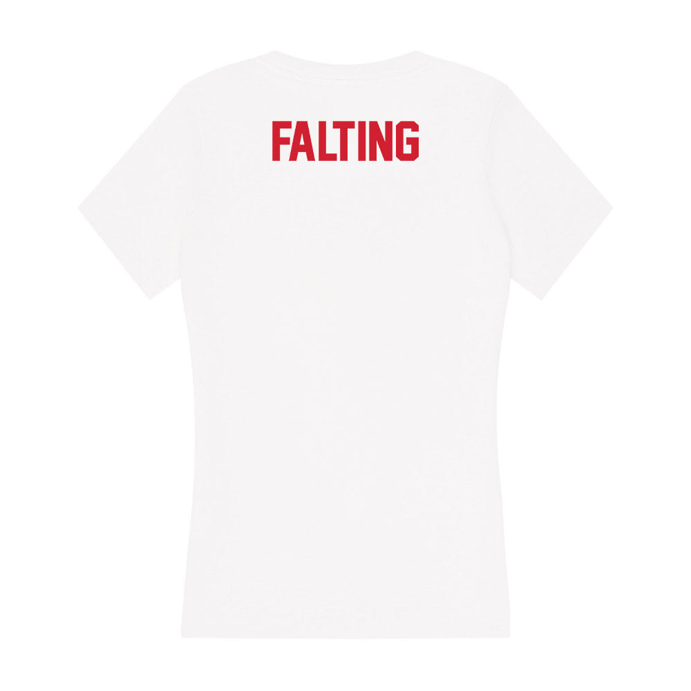 Arkansas State - NCAA Men's Track & Field : Gabe Falting - Women's V-Neck T-Shirt-1
