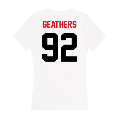 Arkansas State - NCAA Football : Thurman Geathers - Women's V-Neck T-Shirt-1