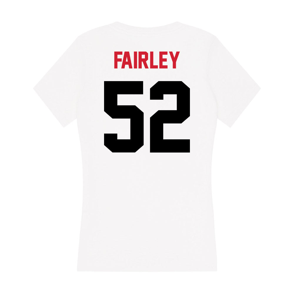 Arkansas State - NCAA Football : Brandon Fairley - Women's V-Neck T-Shirt-1