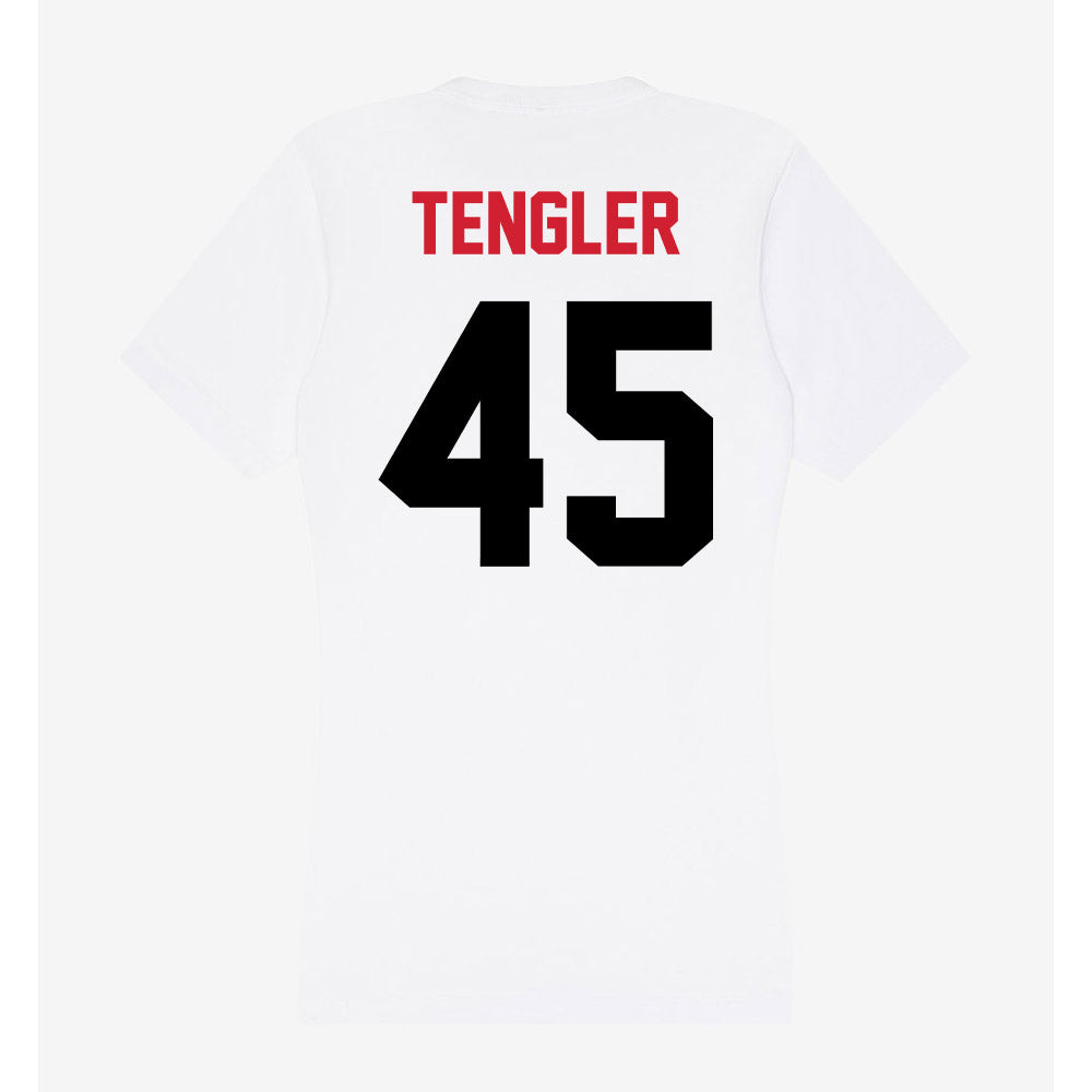 Arkansas State - NCAA Baseball : Ckyler Tengler - Women's V-Neck T-Shirt-1