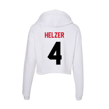 Arkansas State - NCAA Women's Volleyball : Bailey Helzer - Women's Crop Fleece Hoodie-1