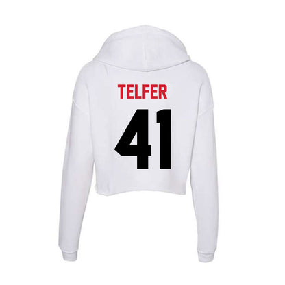Arkansas State - NCAA Baseball : Tatem Telfer - Women's Crop Fleece Hoodie-1