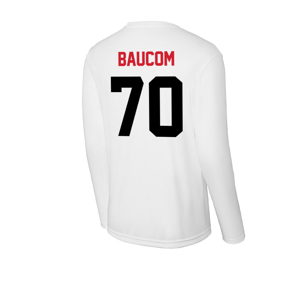 Arkansas State - NCAA Football : Royce Baucom - Performance Long Sleeve T-Shirt-1