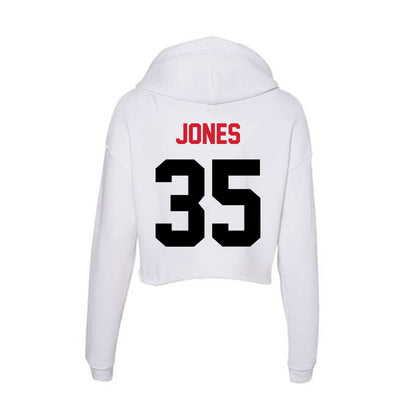 Arkansas State - NCAA Women's Soccer : Maya Jones - Women's Crop Fleece Hoodie-1