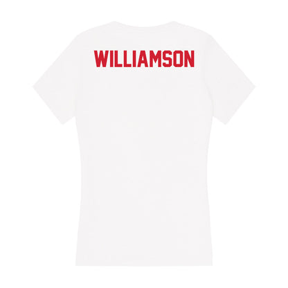 Arkansas State - NCAA Women's Track & Field : Nyima Williamson - Women's V-Neck T-Shirt-1