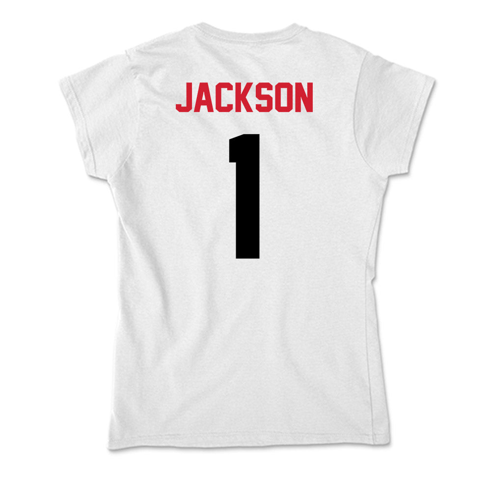 Arkansas State - NCAA Football : Braden Jackson - Soft Style Women’s T-Shirt-1