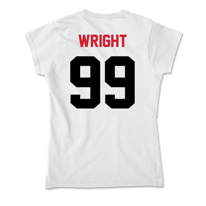 Arkansas State - NCAA Football : Quincy Wright - Soft Style Women’s T-Shirt-1
