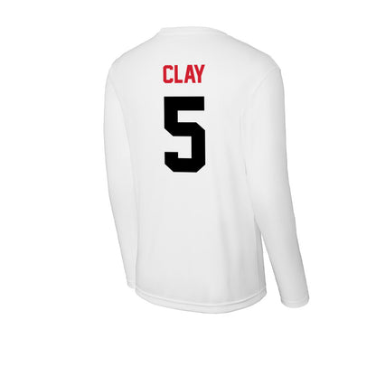 Arkansas State - NCAA Football : Kenyon Clay - Activewear Long Sleeve T-Shirt-1