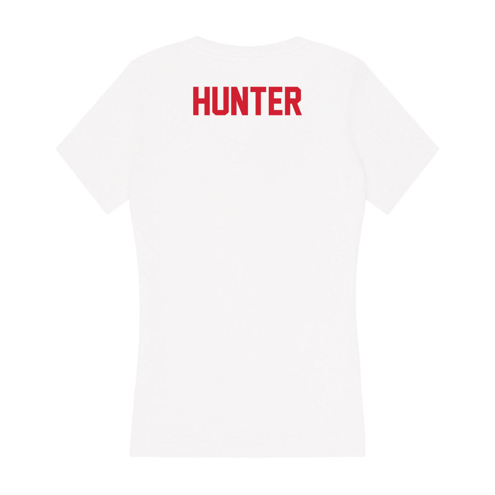 Arkansas State - NCAA Women's Track & Field : Maggie Hunter - Women's V-Neck T-Shirt-1