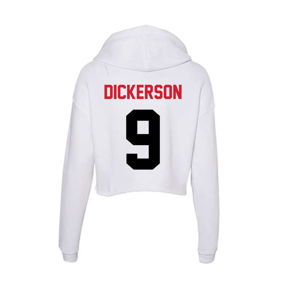 Arkansas State - NCAA Football : Avante Dickerson - Women's Crop Fleece Hoodie-1