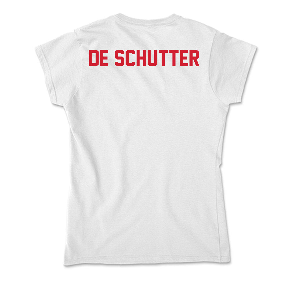 Arkansas State - NCAA Men's Golf : Anthony De Schutter - Soft Style Women’s T-Shirt-1