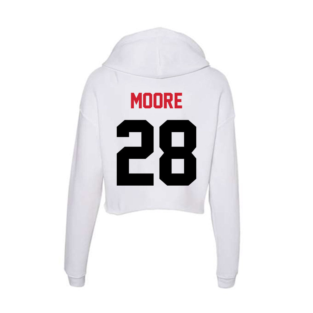 Arkansas State - NCAA Women's Soccer : Allison Moore - Women's Crop Fleece Hoodie-1