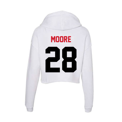 Arkansas State - NCAA Women's Soccer : Allison Moore - Women's Crop Fleece Hoodie-1