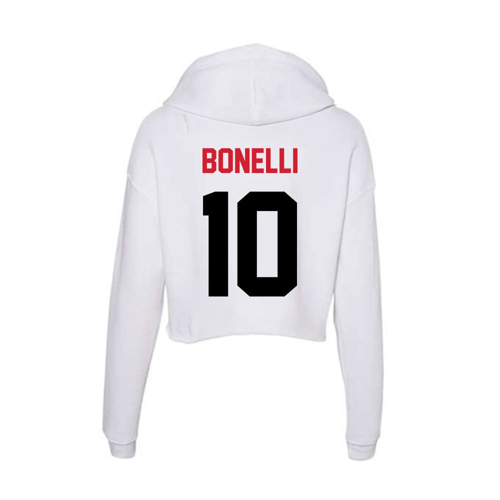 Arkansas State - NCAA Football : Jaylen Bonelli - Women's Crop Fleece Hoodie-1