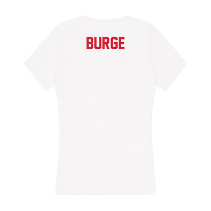 Arkansas State - NCAA Men's Track & Field : CJ Burge - Women's V-Neck T-Shirt-1