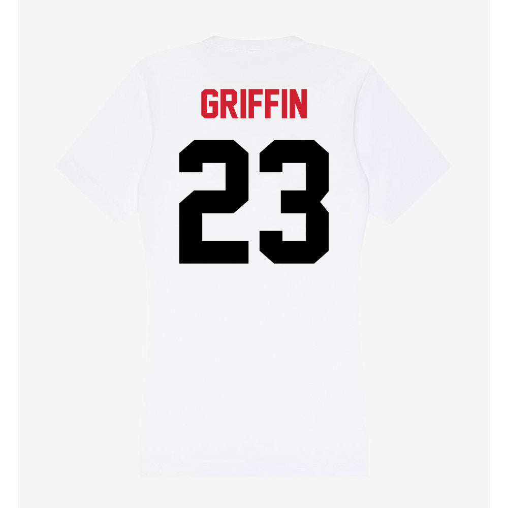 Arkansas State - NCAA Women's Soccer : Larkyn Griffin - Women's V-Neck T-Shirt-1