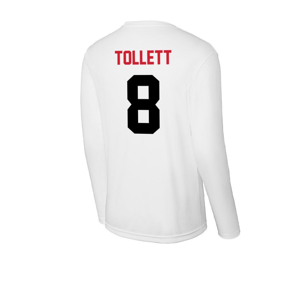 Arkansas State - NCAA Baseball : Cason Tollett - Performance Long Sleeve T-Shirt-1