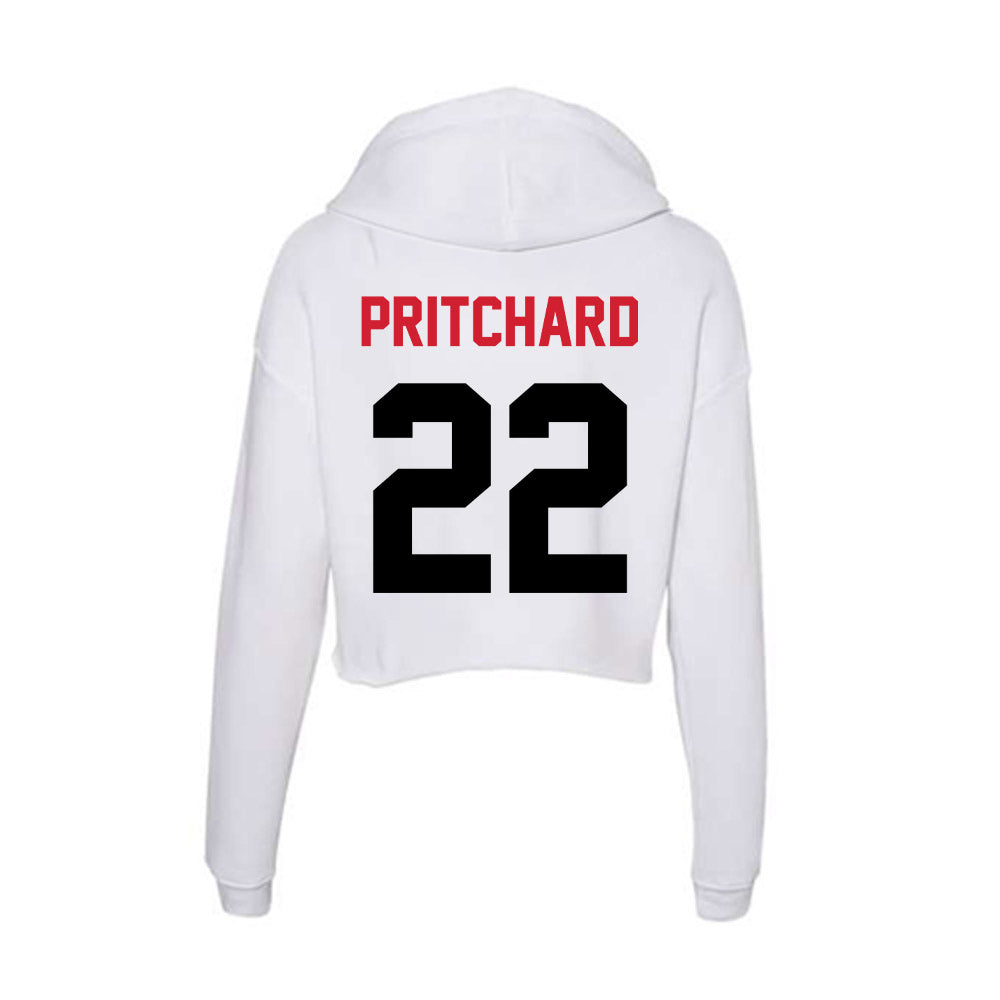 Arkansas State - NCAA Baseball : Wes Pritchard - Women's Crop Fleece Hoodie-1
