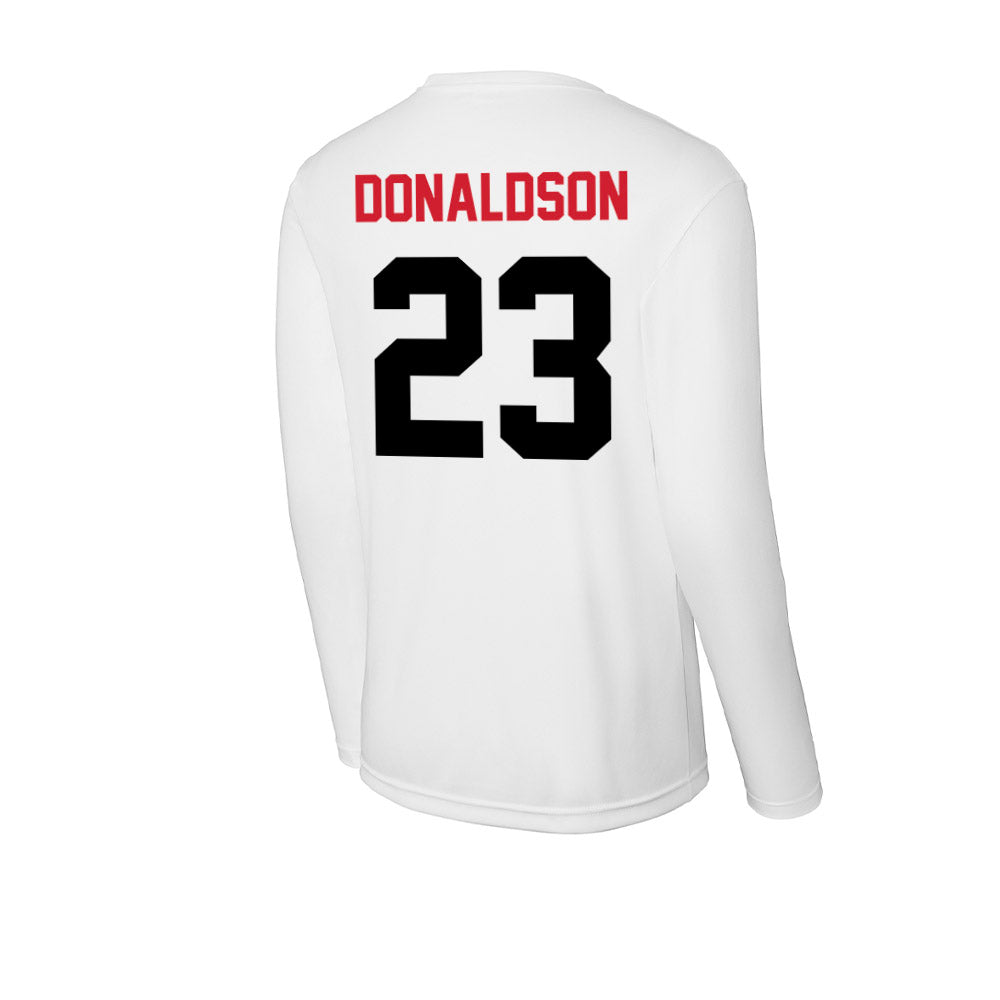 Arkansas State - NCAA Football : Caleb Donaldson - Activewear Long Sleeve T-Shirt-1