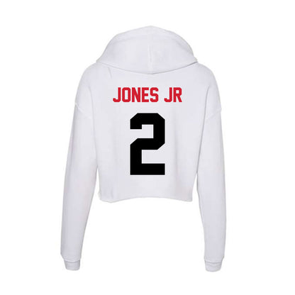 Arkansas State - NCAA Football : Leon Jones Jr - Women's Crop Fleece Hoodie-1