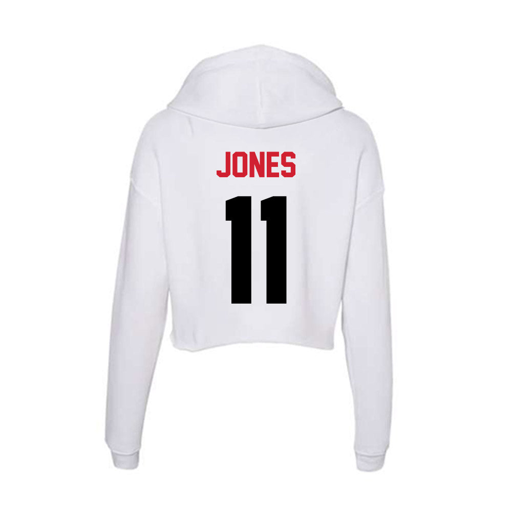 Arkansas State - NCAA Football : Adam Jones - Women's Crop Fleece Hoodie-1