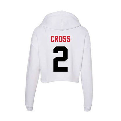 Arkansas State - NCAA Football : Ja'Quez Cross - Women's Crop Fleece Hoodie-1