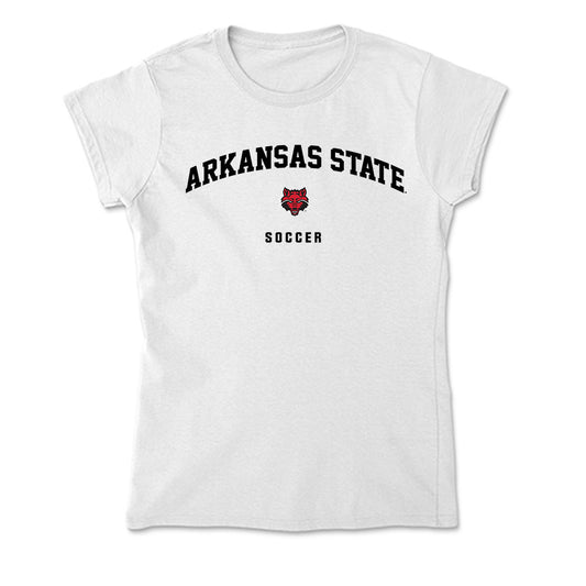 Arkansas State - NCAA Women's Soccer : Grace Agin - Soft Style Women’s T-Shirt-0