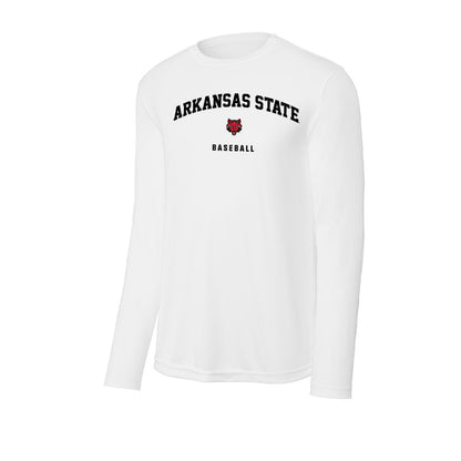 Arkansas State - NCAA Baseball : Daedrick Cail - Performance Long Sleeve T-Shirt-0