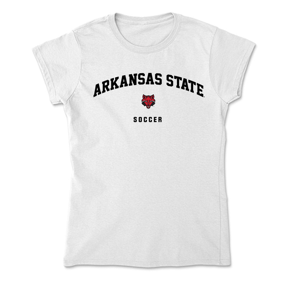 Arkansas State - NCAA Women's Soccer : Ryleigh Van Beek - Soft Style Women’s T-Shirt-0