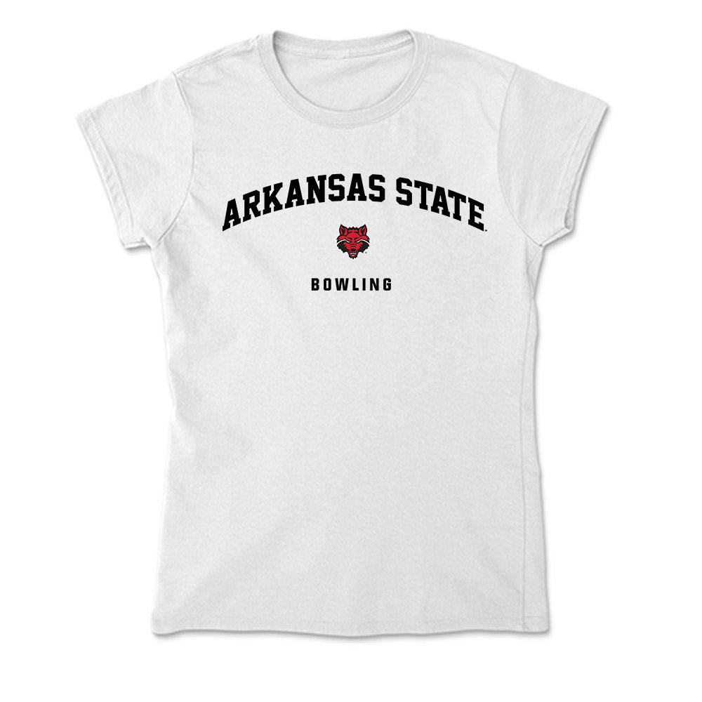Arkansas State - NCAA Women's Bowling : Malaya Chavez - Soft Style Women’s T-Shirt-0