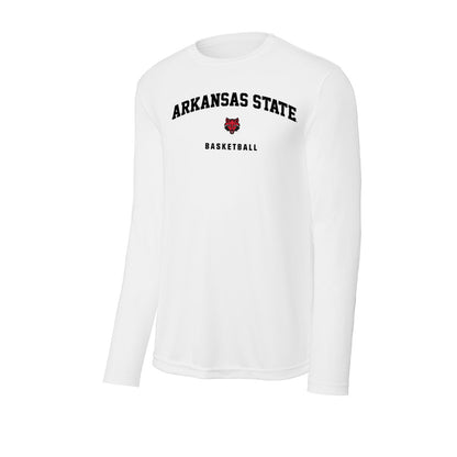 Arkansas State - NCAA Men's Basketball : OB Curtis - Performance Long Sleeve T-Shirt-0