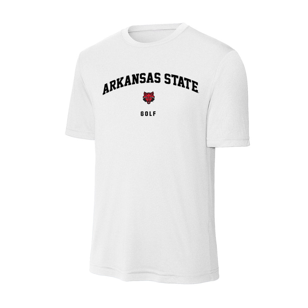 Arkansas State - NCAA Men's Golf : Cole Kirby - Performance T-Shirt-0