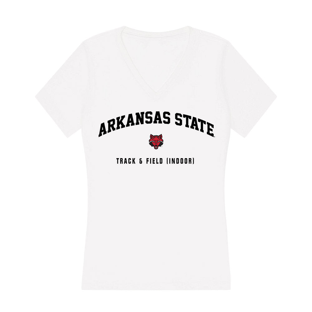 Arkansas State - NCAA Women's Track & Field : Liya Guy - Women's V-Neck T-Shirt-0