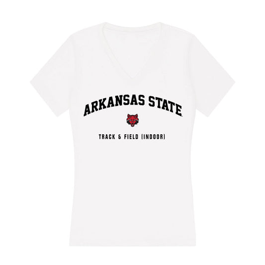 Arkansas State - NCAA Women's Track & Field : Liya Guy - Women's V-Neck T-Shirt-0