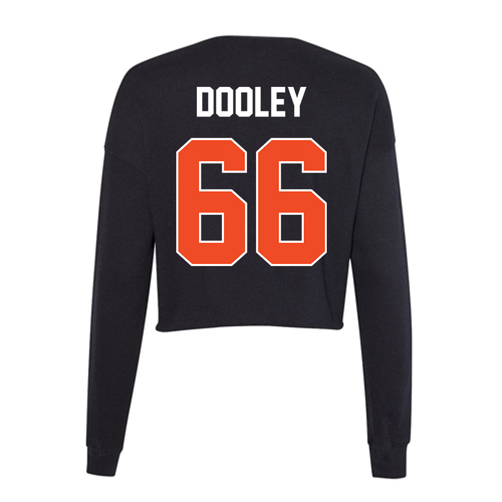 Boise State - NCAA Football : Benjamin Dooley - Women's Cropped Crew Fleece-1