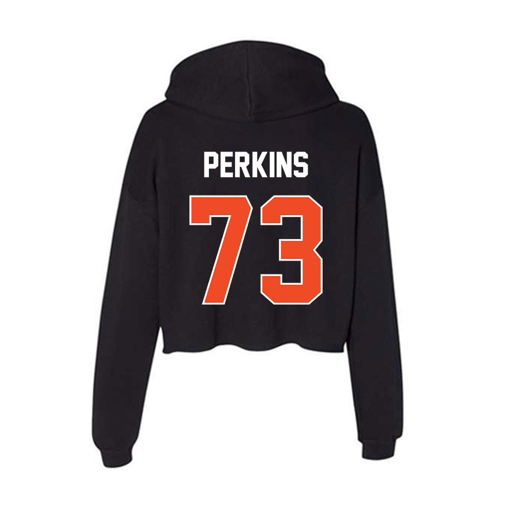 Boise State - NCAA Football : Parker Perkins - Women's Crop Fleece Hoodie-1