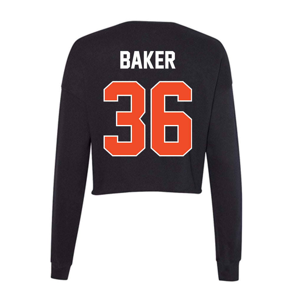 Boise State - NCAA Women's Soccer : Ella Baker - Women's Cropped Crew Fleece-1