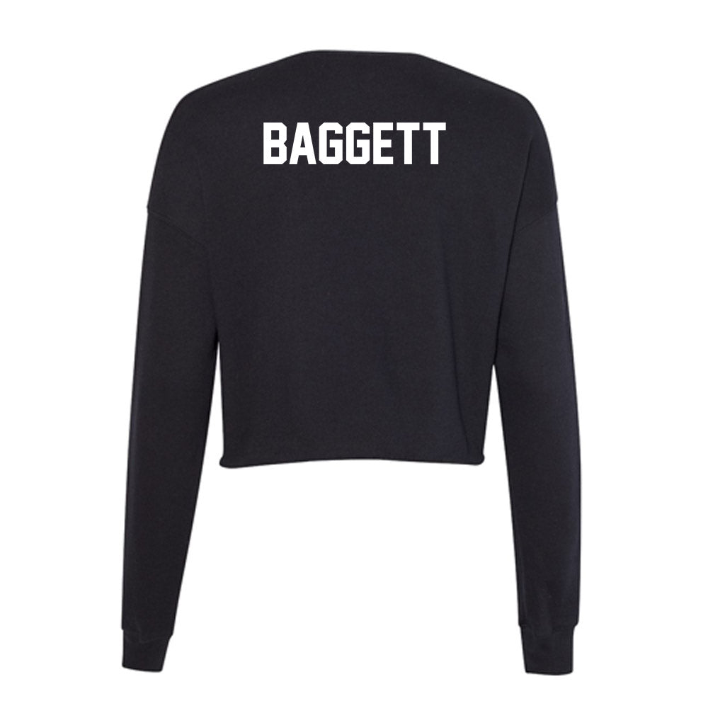 Boise State - NCAA Men's Track & Field : Braylon Baggett - Women's Cropped Crew Fleece-1