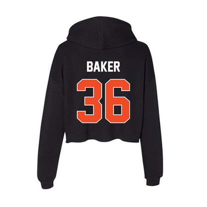 Boise State - NCAA Women's Soccer : Ella Baker - Women's Crop Fleece Hoodie-1