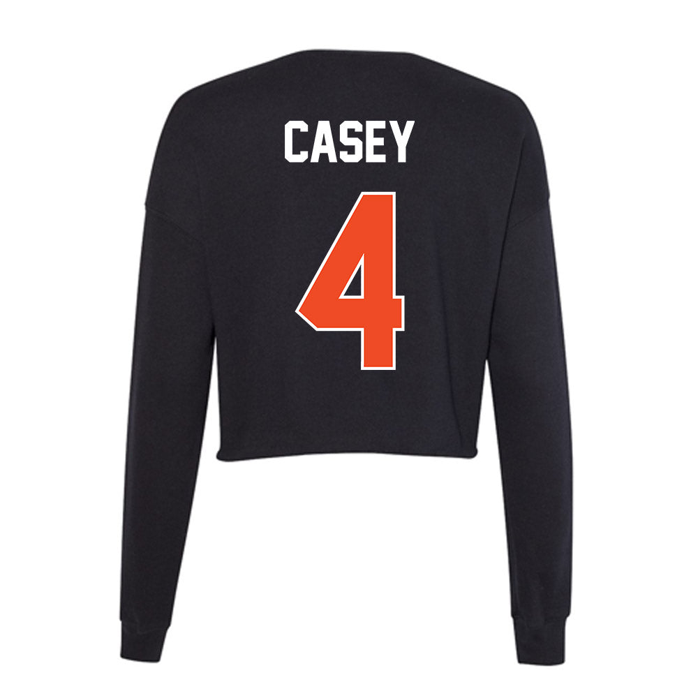 Boise State - NCAA Women's Volleyball : Reagan Casey - Women's Cropped Crew Fleece-1