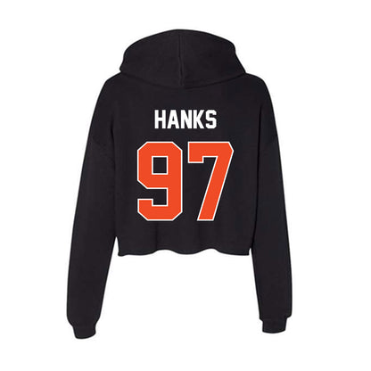 Boise State - NCAA Football : Hayden Hanks - Women's Crop Fleece Hoodie-1