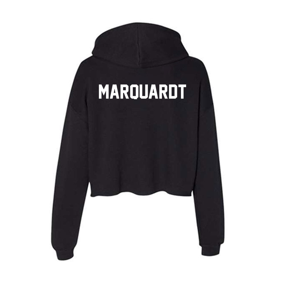 Boise State - NCAA Women's Track & Field : Macy Marquardt - Women's Crop Fleece Hoodie-1