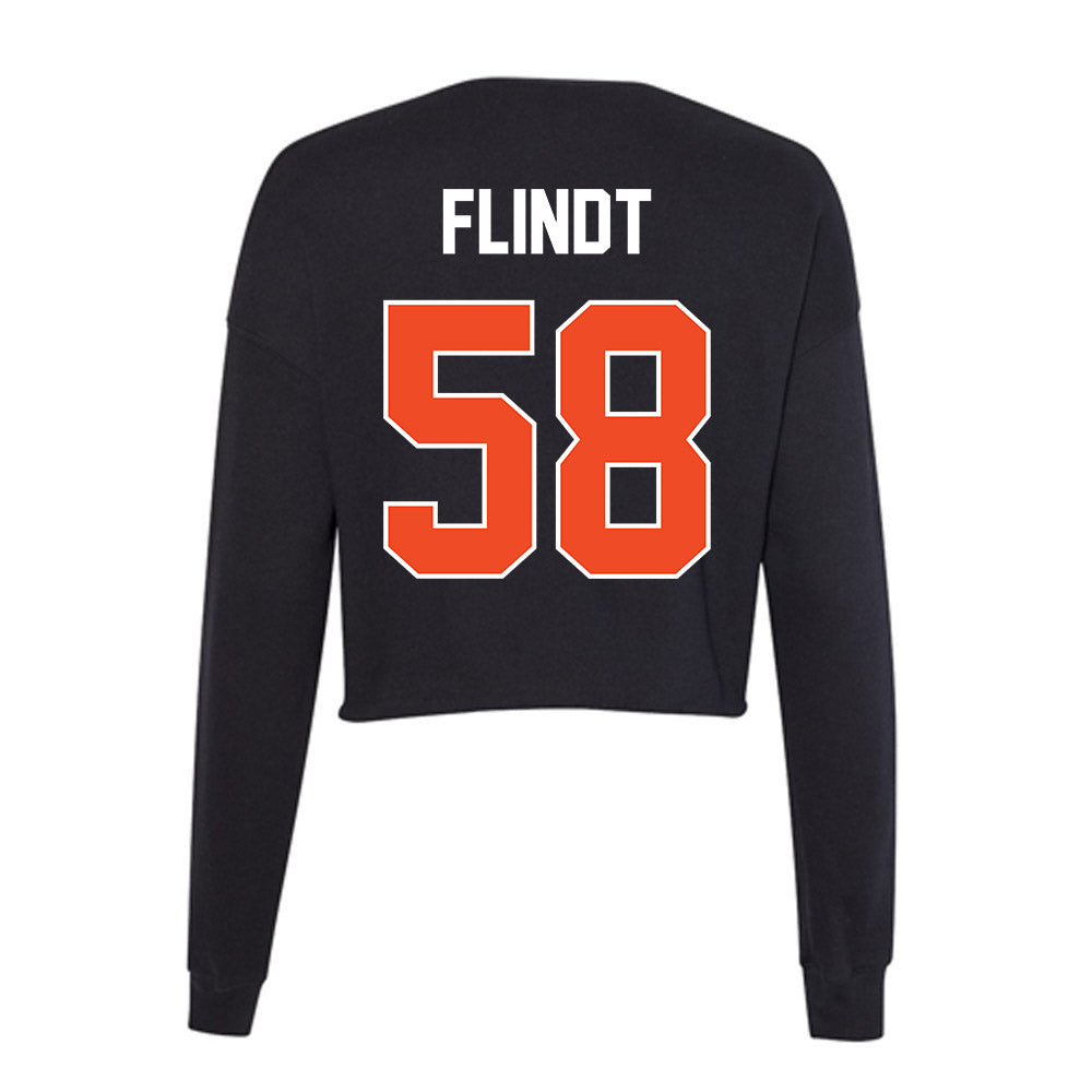 Boise State - NCAA Softball : Mya Flindt - Women's Cropped Crew Fleece-1