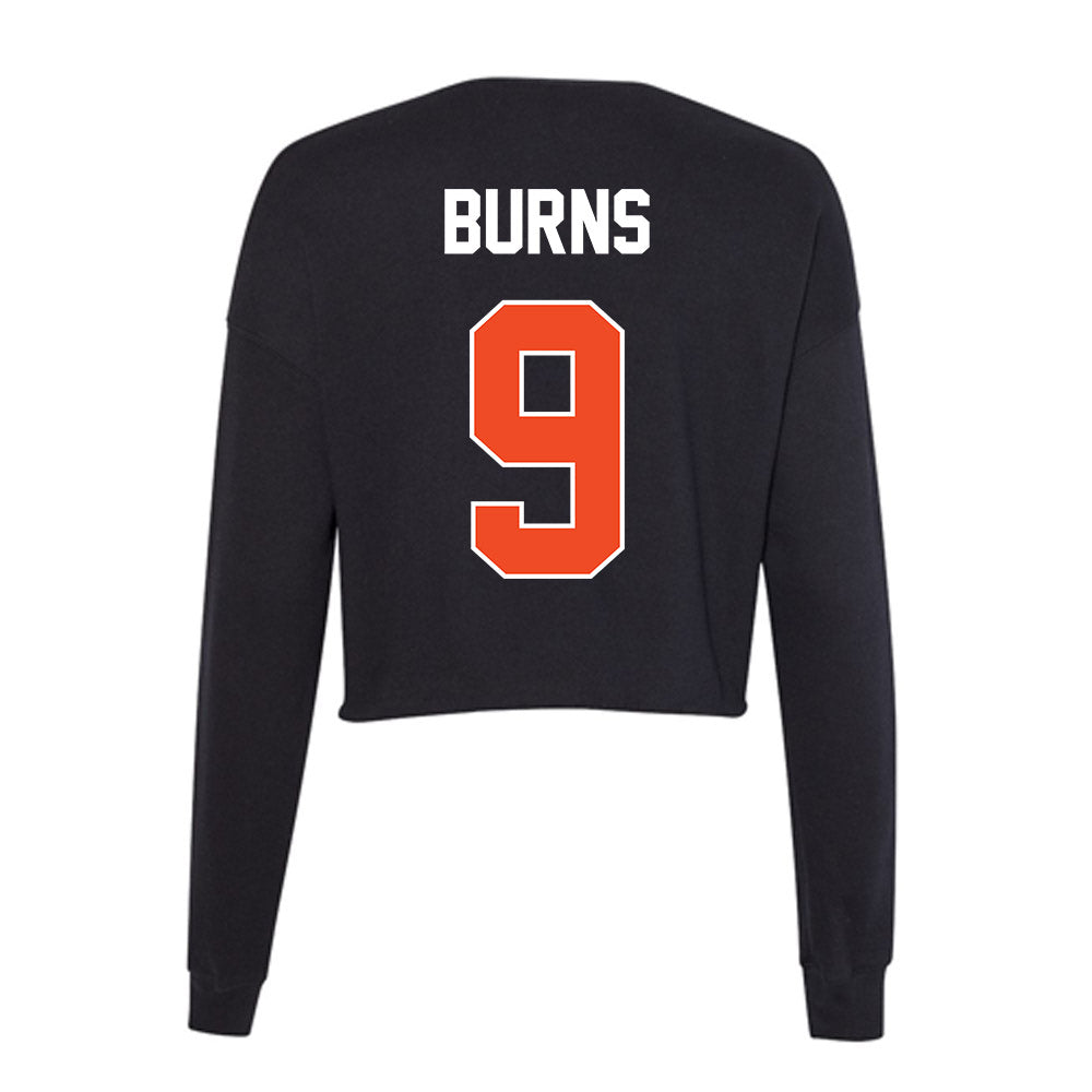 Boise State - NCAA Women's Soccer : Mia Burns - Women's Cropped Crew Fleece-1